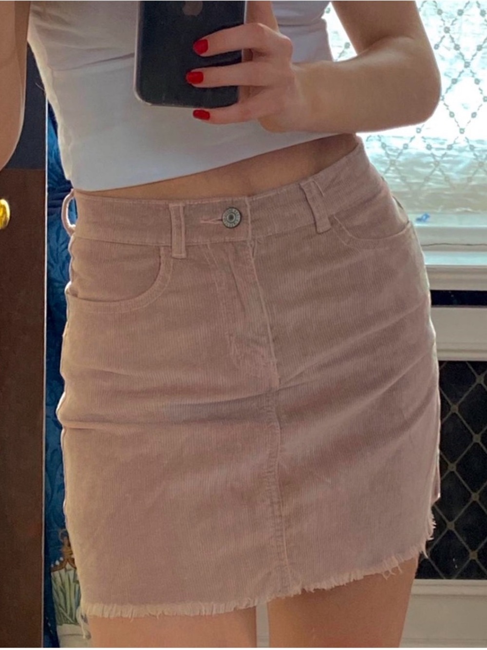 Pale pink brandy Melville skirt one size fits all